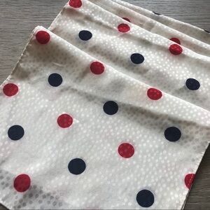 Vintage Red, white and blue scarf/wrap